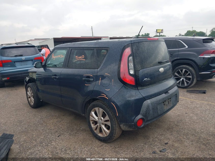 2014 Kia Soul VIN KNDJP3A54E7012615 IAAI salvage auction — LEFT FRONT, Salvage (Texas), sold $1,250 on 2026-07-29 (photo 3)
