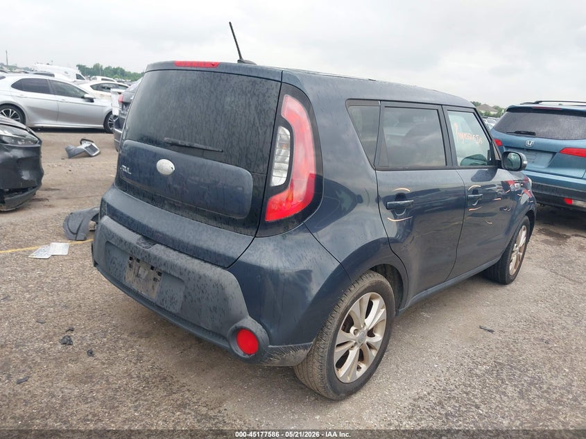 2014 Kia Soul VIN KNDJP3A54E7012615 IAAI salvage auction — LEFT FRONT, Salvage (Texas), sold $1,250 on 2026-07-29 (photo 4)