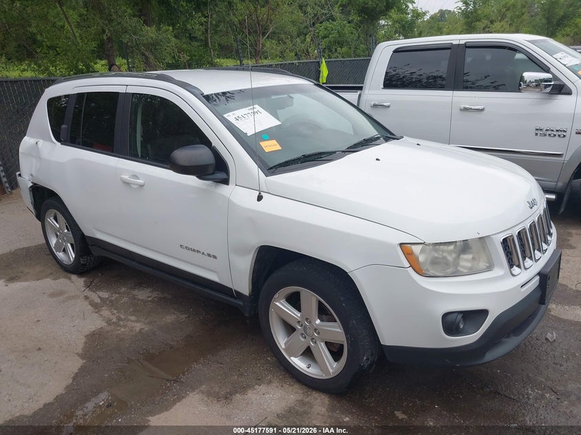 2012 Jeep Compass VIN 1C4NJCCB0CD718968 IAAI salvage auction — RIGHT REAR, Salvage (Missouri), sold $350 on 2026-07-19 (photo 1)