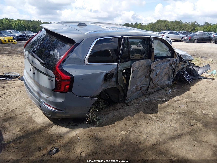 2025 Volvo Xc90 VIN YV4062PB2S1375531 IAAI salvage auction — SIDE, Salvage (South Carolina), sold $7,400 on 2026-07-28 (photo 4)