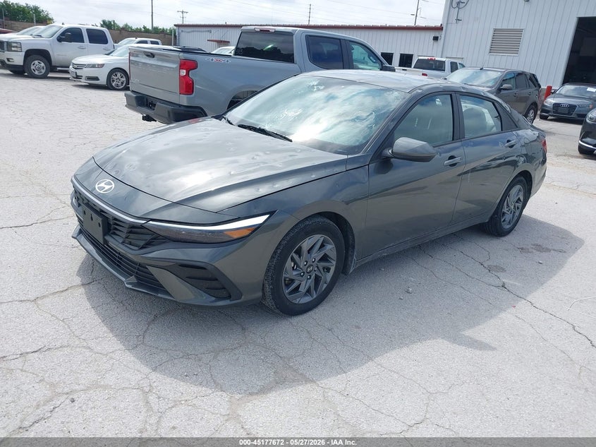 2024 Hyundai Elantra VIN KMHLM4DJ5RU116615 IAAI salvage auction — HAIL, Salvage Title, sold $3,950 on 2026-07-27 (photo 2)