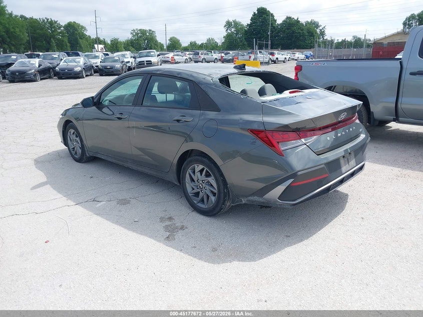 2024 Hyundai Elantra VIN KMHLM4DJ5RU116615 IAAI salvage auction — HAIL, Salvage Title, sold $3,950 on 2026-07-27 (photo 3)