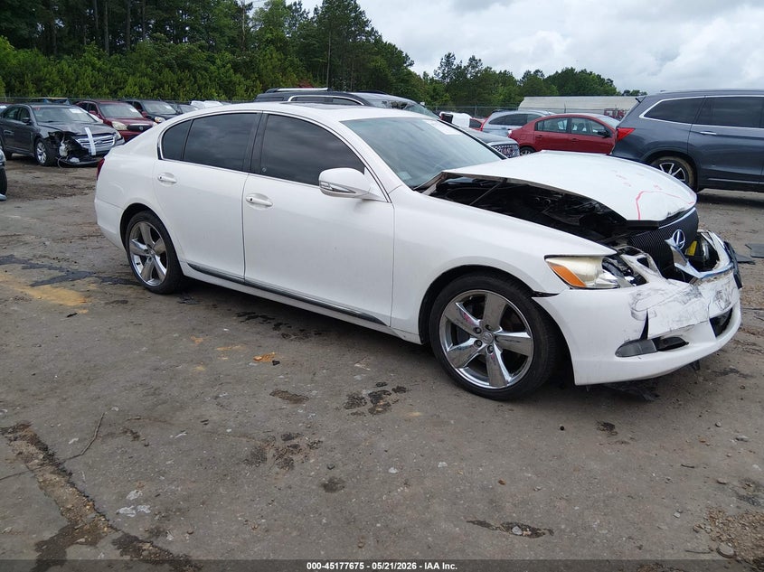 2010 Lexus Gs 350 VIN JTHBE1KS4A0049085 IAAI salvage auction — FRONT END, Salvage (Mississippi), sold $375 on 2026-07-22 (photo 1)