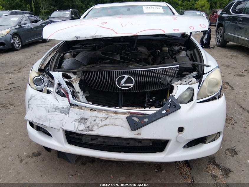 2010 Lexus Gs 350 VIN JTHBE1KS4A0049085 IAAI salvage auction — FRONT END, Salvage (Mississippi), sold $375 on 2026-07-22 (photo 6)