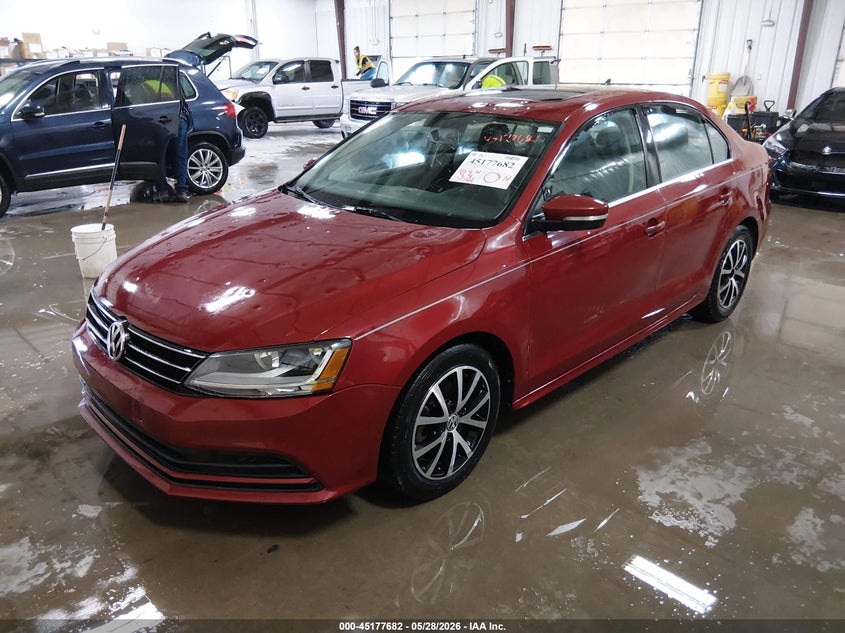 2017 Volkswagen Jetta VIN 3VWDB7AJXHM232493 IAAI salvage auction — HAIL, Salvage (Kansas), sold $2,825 on 2026-07-31 (photo 2)