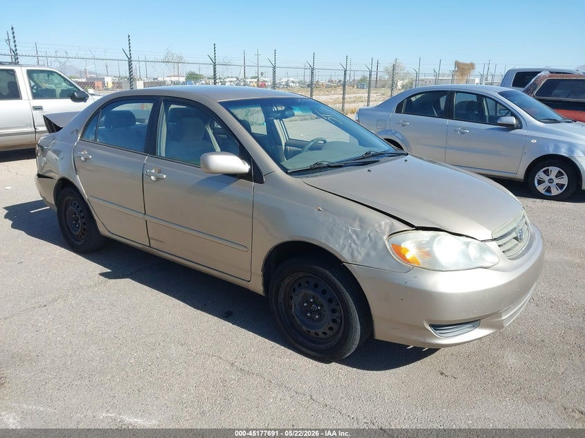 2004 Toyota Corolla VIN 1NXBR32E14Z296388 IAAI salvage auction — REAR END, Salvage (Arizona), sold $775 on 2026-07-09 (photo 1)