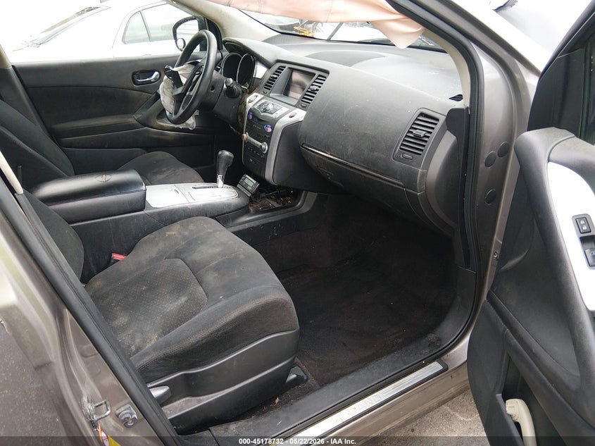 2009 Nissan Murano VIN JN8AZ18U99W016008 IAAI salvage auction — FRONT END, Salvage (Tennessee), sold $450 on 2026-07-14 (photo 5)