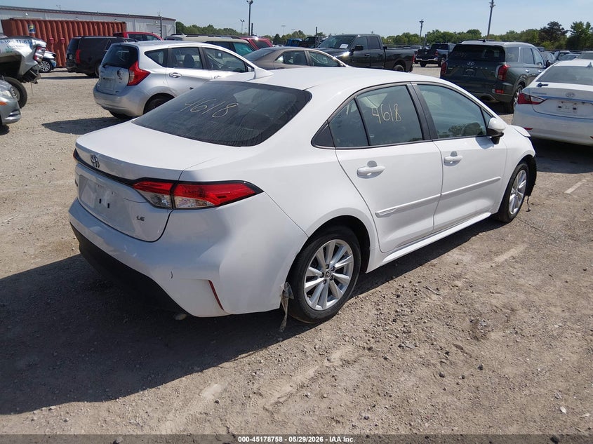 2025 Toyota Corolla VIN 5YFB4MDE5SP246528 IAAI salvage auction — FRONT END, Salvage Title, sold $5,500 on 2026-07-21 (photo 4)