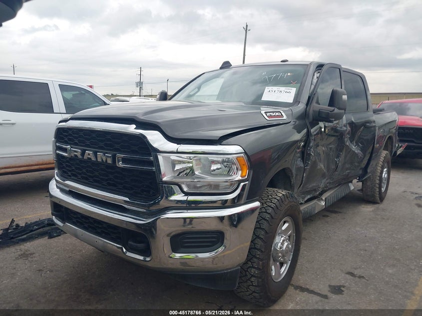 2023 Ram 2500 VIN 3C6UR5CL7PG569774 IAAI salvage auction — LEFT SIDE, Salvage (Texas), sold $16,100 on 2026-07-15 (photo 2)