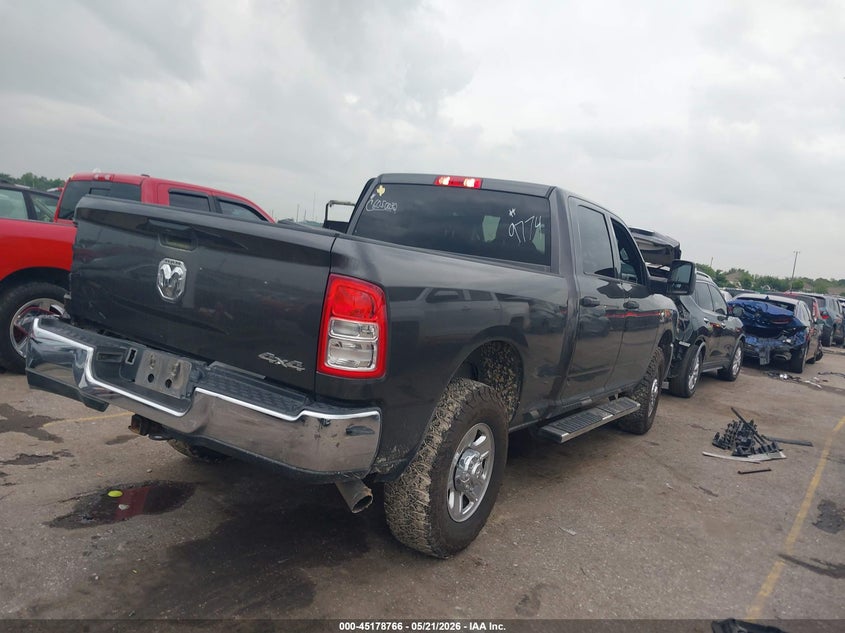 2023 Ram 2500 VIN 3C6UR5CL7PG569774 IAAI salvage auction — LEFT SIDE, Salvage (Texas), sold $16,100 on 2026-07-15 (photo 4)
