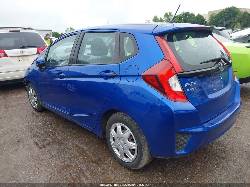 2015 Honda Fit VIN 3HGGK5H52FM758354 IAAI salvage auction — FRONT END, Clear (Oklahoma), sold $1,350 on 2026-07-10 (photo 3)