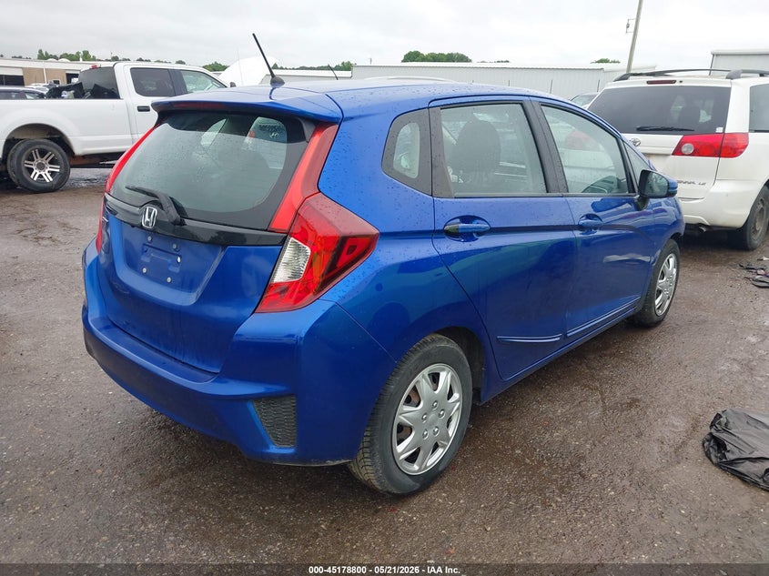2015 Honda Fit VIN 3HGGK5H52FM758354 IAAI salvage auction — FRONT END, Clear (Oklahoma), sold $1,350 on 2026-07-10 (photo 4)