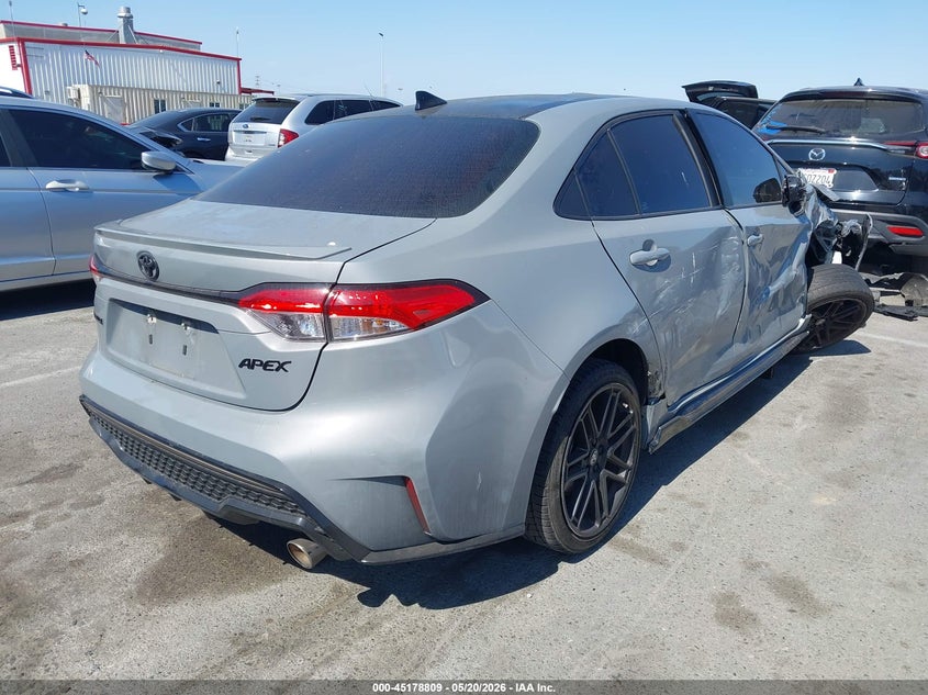 2022 Toyota Corolla VIN 5YFS4MCEXNP118923 IAAI salvage auction — FRONT END, Salvage (California), sold $3,350 on 2026-07-09 (photo 4)