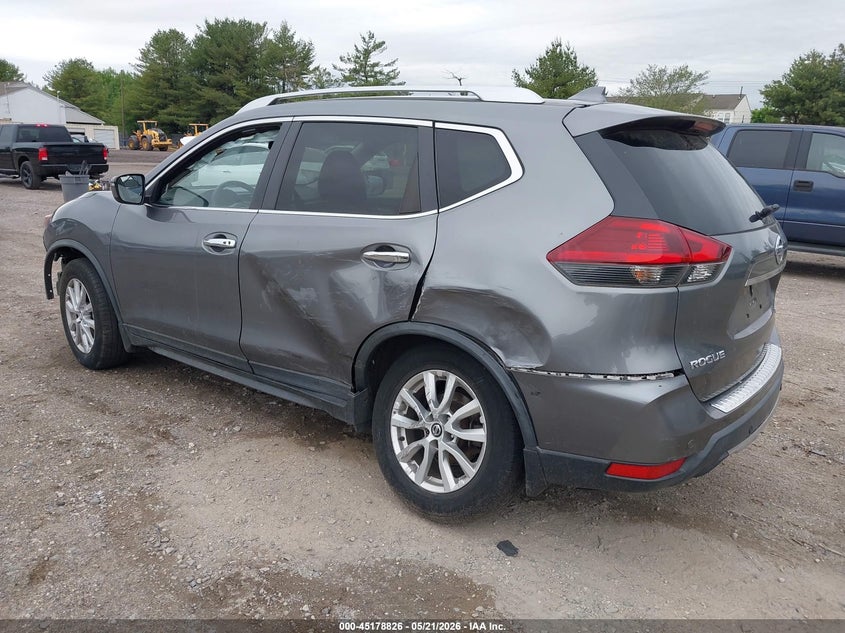 2019 Nissan Rogue VIN KNMAT2MV5KP538801 IAAI salvage auction — FRONT & REAR, Salvage (New Jersey), sold $1,400 on 2026-07-25 (photo 3)