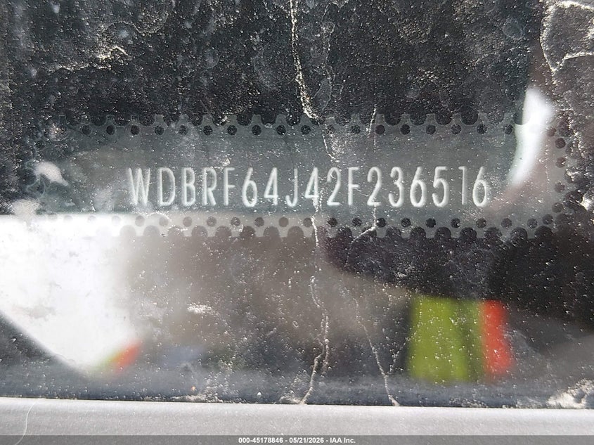 2002 Mercedes-benz C class VIN WDBRF64J42F236516 IAAI salvage auction — NORMAL WEAR, Original (Texas), sold $250 on 2026-07-29 (photo 9)