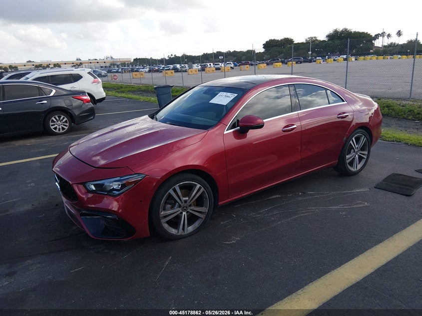 2021 Mercedes-benz Cla-klasse VIN W1K5J4GB8MN160952 IAAI salvage auction — LEFT SIDE, Certificate Of Destruction (Florida), sold $8,900 on 2026-07-23 (photo 2)