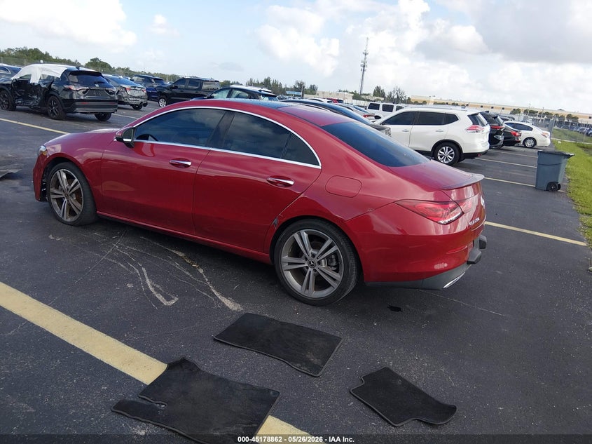 2021 Mercedes-benz Cla-klasse VIN W1K5J4GB8MN160952 IAAI salvage auction — LEFT SIDE, Certificate Of Destruction (Florida), sold $8,900 on 2026-07-23 (photo 3)