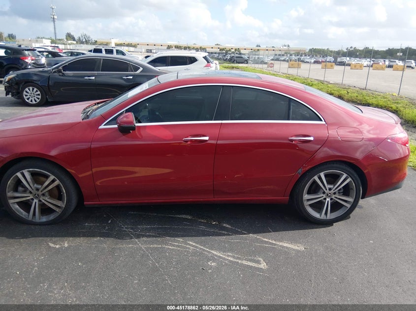2021 Mercedes-benz Cla-klasse VIN W1K5J4GB8MN160952 IAAI salvage auction — LEFT SIDE, Certificate Of Destruction (Florida), sold $8,900 on 2026-07-23 (photo 6)