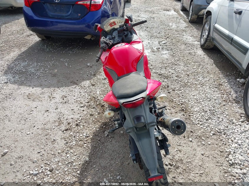 2008 Kawasaki Ex250 VIN JKAEXMJ188DA07585 IAAI salvage auction — RIGHT FRONT, Clear (Illinois), sold $500 on 2026-07-14 (photo 6)