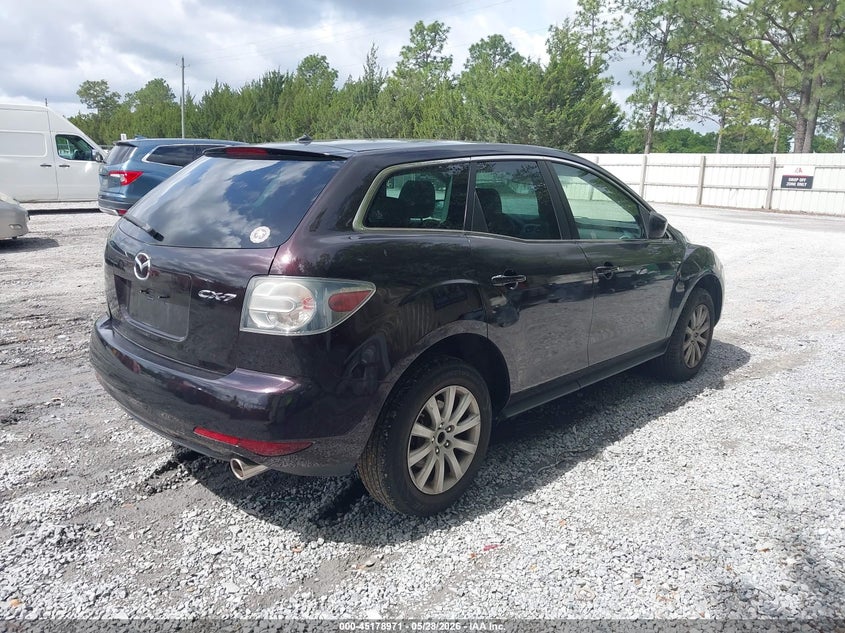 2011 Mazda Cx-7 VIN JM3ER2B5XB0374349 IAAI salvage auction — LEFT SIDE, Clear (Florida), sold $600 on 2026-07-16 (photo 4)