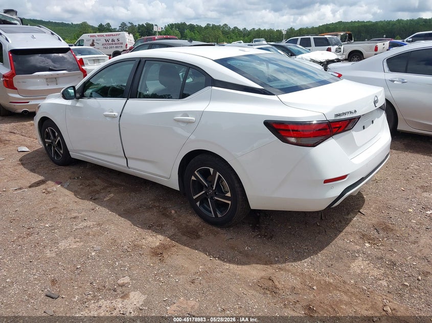 2025 Nissan Sentra VIN 3N1AB8CV9SY227140 IAAI salvage auction — FRONT & REAR, Clear (Alabama), sold $13,000 on 2026-07-22 (photo 3)