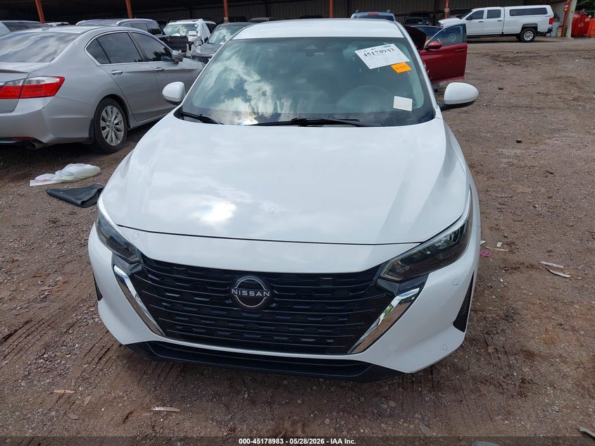 2025 Nissan Sentra VIN 3N1AB8CV9SY227140 IAAI salvage auction — FRONT & REAR, Clear (Alabama), sold $13,000 on 2026-07-22 (photo 6)