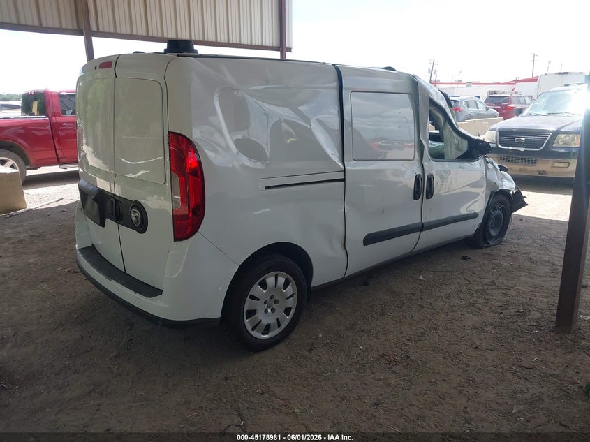 2021 Ram Promaster city VIN ZFBHRFBBXM6V35773 IAAI salvage auction — RIGHT FRONT, Salvage (Texas), sold $1,100 on 2026-08-03 (photo 4)