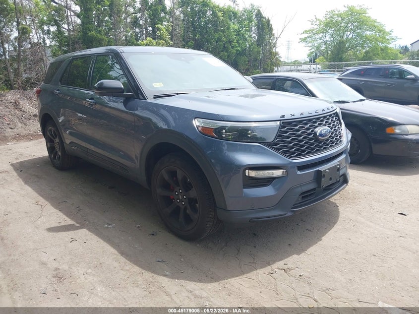 2021 Ford Explorer VIN 1FM5K8GC0MGB38029 IAAI salvage auction — LEFT SIDE, Salvage (Rhode Island), sold $9,925 on 2026-07-28 (photo 1)