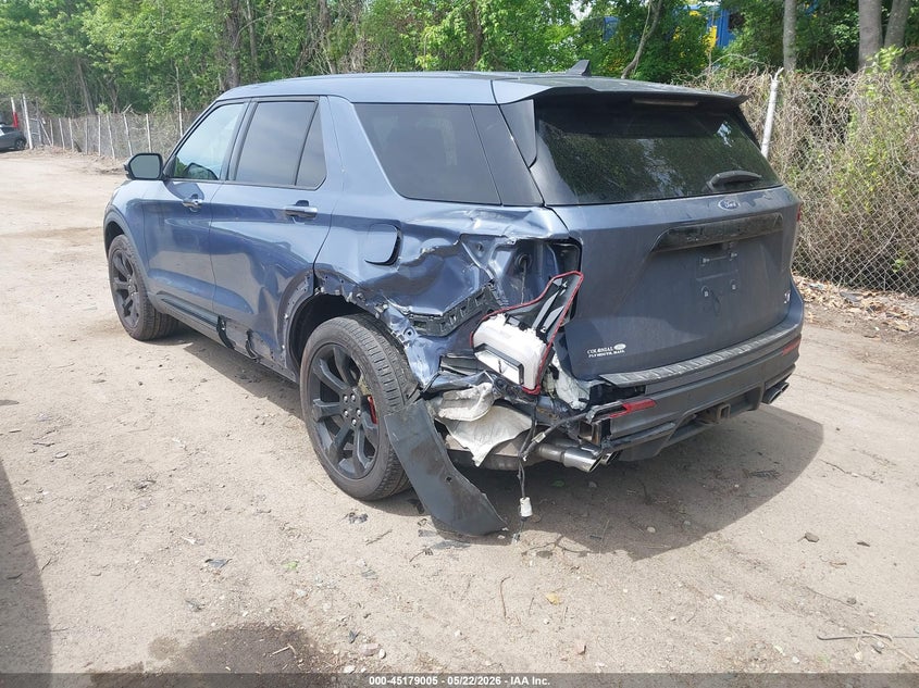 2021 Ford Explorer VIN 1FM5K8GC0MGB38029 IAAI salvage auction — LEFT SIDE, Salvage (Rhode Island), sold $9,925 on 2026-07-28 (photo 3)