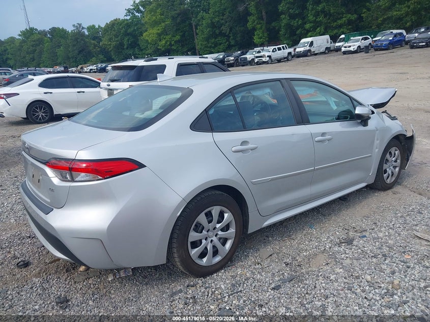2020 Toyota Corolla VIN 5YFEPRAE2LP078693 IAAI salvage auction — FRONT END, Salvage (Georgia), sold $3,900 on 2026-07-15 (photo 4)