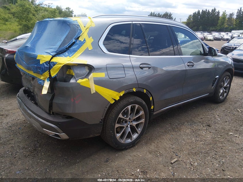 2026 BMW X5 VIN 5UX23EU00T9129930 IAAI salvage auction — REAR END, Salvage Title, sold $35,800 on 2026-07-27 (photo 4)