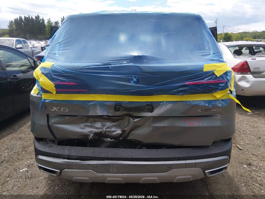 2026 BMW X5 VIN 5UX23EU00T9129930 IAAI salvage auction — REAR END, Salvage Title, sold $35,800 on 2026-07-27 (photo 6)