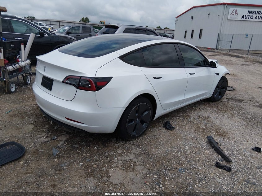 2023 Tesla Model 3 VIN 5YJ3E1EA0PF641781 IAAI salvage auction — FRONT END, Salvage (Arkansas), sold $6,450 on 2026-07-20 (photo 4)