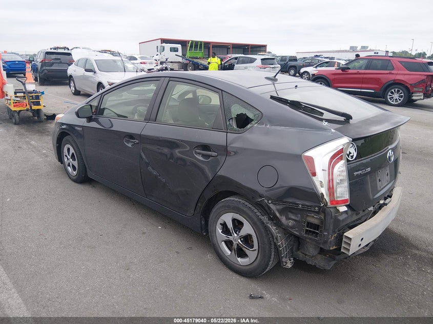 2012 Toyota Prius VIN JTDKN3DU7C1541103 IAAI salvage auction — REAR END, Salvage (Illinois), sold $1,375 on 2026-07-21 (photo 3)