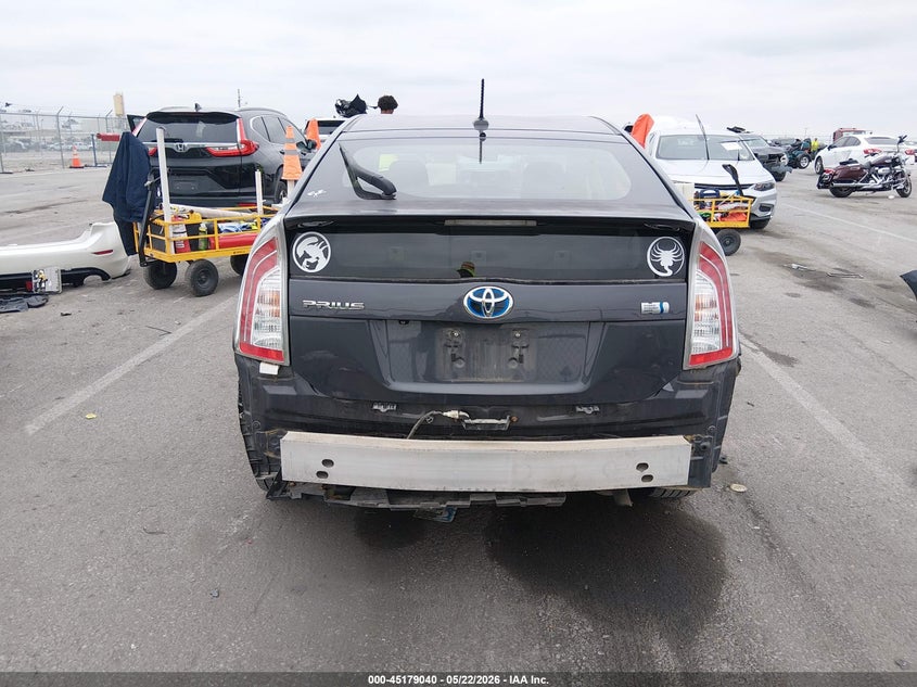 2012 Toyota Prius VIN JTDKN3DU7C1541103 IAAI salvage auction — REAR END, Salvage (Illinois), sold $1,375 on 2026-07-21 (photo 6)
