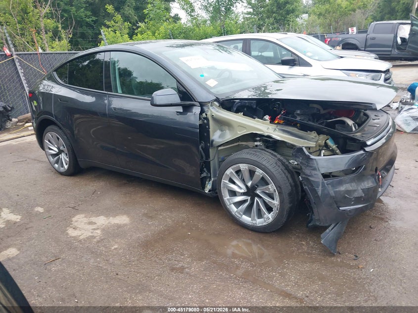 2026 Tesla Model y VIN 7SAYGDEE9TA390998 IAAI salvage auction — FRONT END, Salvage (Kansas), sold $24,200 on 2026-07-22 (photo 1)