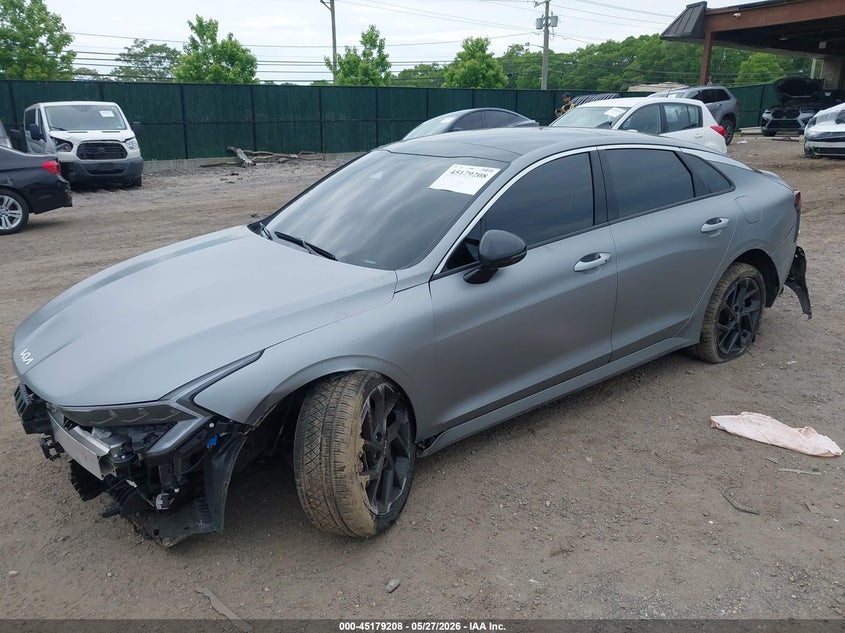 2026 Kia K5 VIN KNAG64J74T5431560 IAAI salvage auction — SIDE, Salvage Title, sold $6,000 on 2026-09-03 (photo 2)