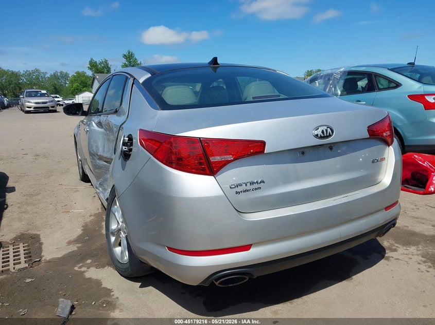2013 Kia Optima VIN 5XXGN4A75DG153741 IAAI salvage auction — LEFT SIDE, Salvage (Ohio), sold $325 on 2026-07-28 (photo 3)