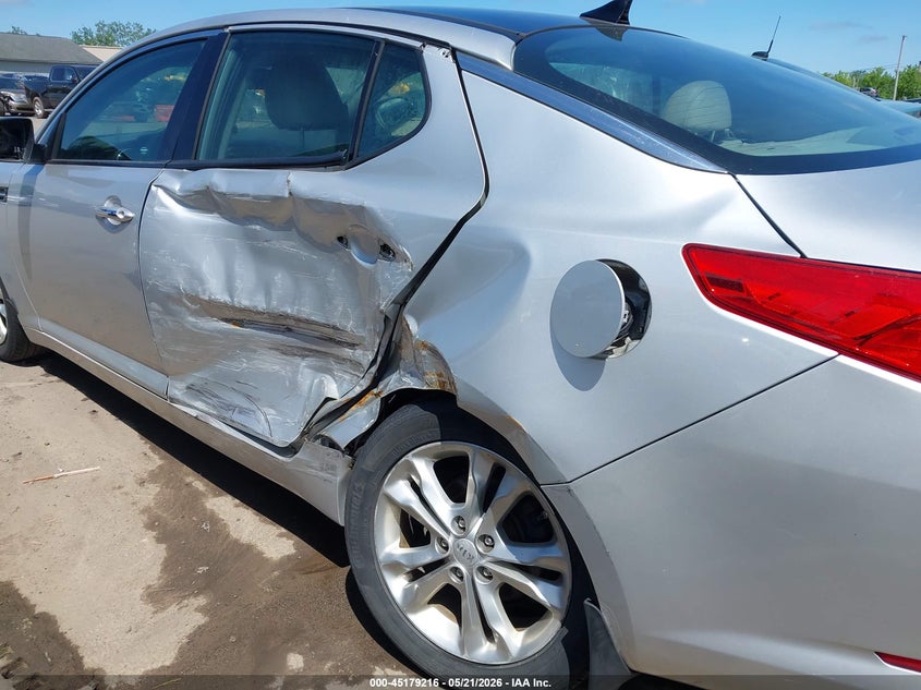 2013 Kia Optima VIN 5XXGN4A75DG153741 IAAI salvage auction — LEFT SIDE, Salvage (Ohio), sold $325 on 2026-07-28 (photo 6)