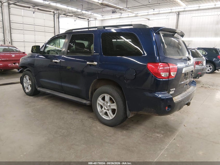 2008 Toyota Sequoia VIN 5TDBY68A68S014219 IAAI salvage auction — LEFT FRONT, Salvage (Minnesota), sold $4,850 on 2026-07-14 (photo 3)