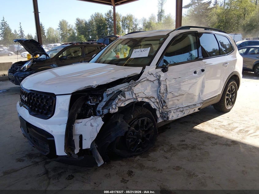 2024 Kia Telluride VIN 5XYP5DGC2RG459299 IAAI salvage auction — LEFT FRONT, Bill Of Sale (Washington), sold $8,900 on 2026-07-15 (photo 2)