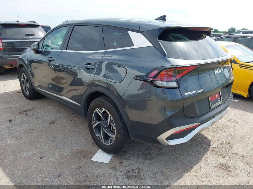2024 Kia Sportage VIN KNDPUCDF9R7307805 IAAI salvage auction — HAIL, Salvage Title, sold $9,850 on 2026-07-21 (photo 3)