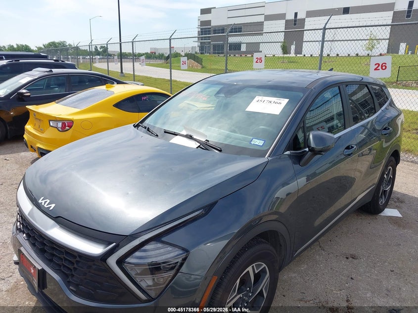 2024 Kia Sportage VIN KNDPUCDF9R7307805 IAAI salvage auction — HAIL, Salvage Title, sold $9,850 on 2026-07-21 (photo 6)