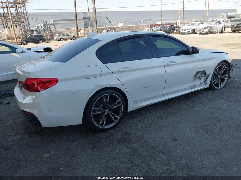2020 BMW 5er VIN WBAJS7C09LCD45856 IAAI salvage auction — FRONT END, Salvage (California), sold $12,750 on 2026-07-14 (photo 4)
