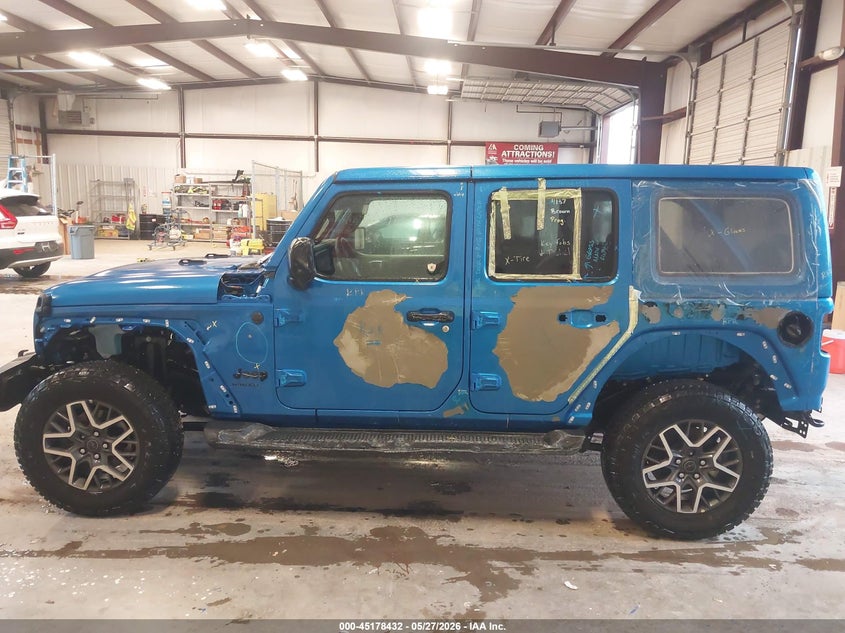 2025 Jeep Wrangler / VIN 1C4PJXEN9SW649790 IAAI salvage auction — LEFT SIDE, Salvage (Louisiana), sold $16,600 on 2026-07-29 (photo 6)
