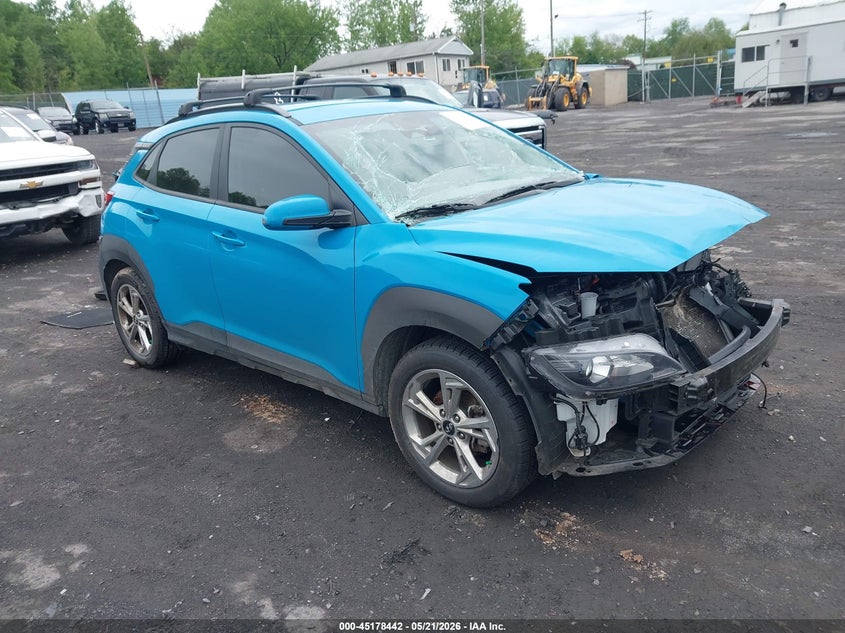 2022 Hyundai Kona VIN KM8K62AB7NU871184 IAAI salvage auction — FRONT END, Salvage (Pennsylvania), sold $3,400 on 2026-07-28 (photo 1)