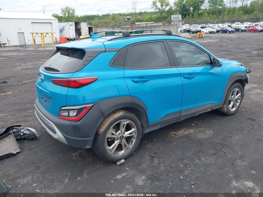 2022 Hyundai Kona VIN KM8K62AB7NU871184 IAAI salvage auction — FRONT END, Salvage (Pennsylvania), sold $3,400 on 2026-07-28 (photo 4)