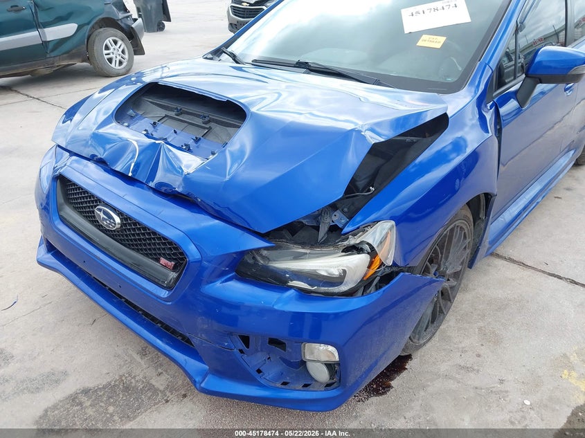 2015 Subaru Wrx sti VIN JF1VA2L69F9833711 IAAI salvage auction — FRONT END, Original (Texas), sold $9,150 on 2026-07-20 (photo 6)
