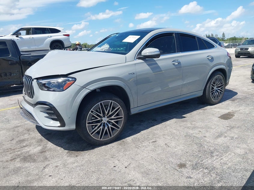 2025 Mercedes-benz Amg gle coupe VIN 4JGFD6BB5SB409825 IAAI salvage auction — RIGHT FRONT, Salvage (Arizona), sold $31,750 on 2026-07-30 (photo 2)