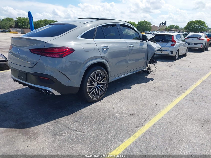 2025 Mercedes-benz Amg gle coupe VIN 4JGFD6BB5SB409825 IAAI salvage auction — RIGHT FRONT, Salvage (Arizona), sold $31,750 on 2026-07-30 (photo 4)